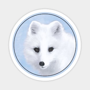 Arctic Fox Magnet